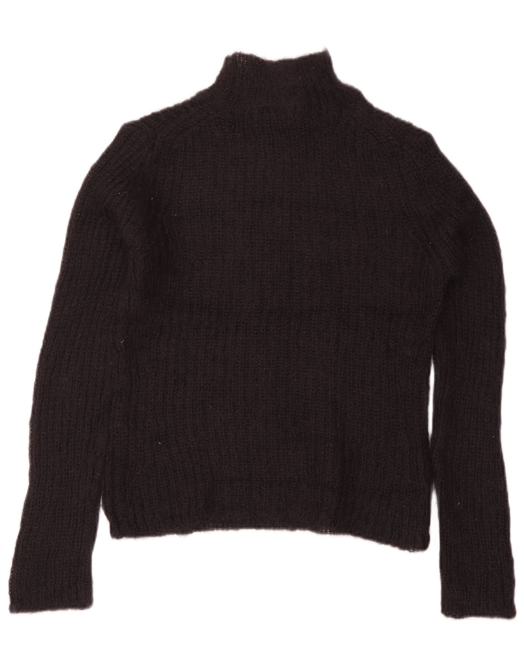 Suéter feminino com gola tartaruga French Connection Reino Unido 10 pequeno preto