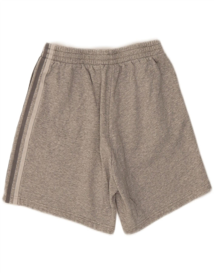 ADIDAS Mens Sport Shorts Pequeno Algodão Cinza