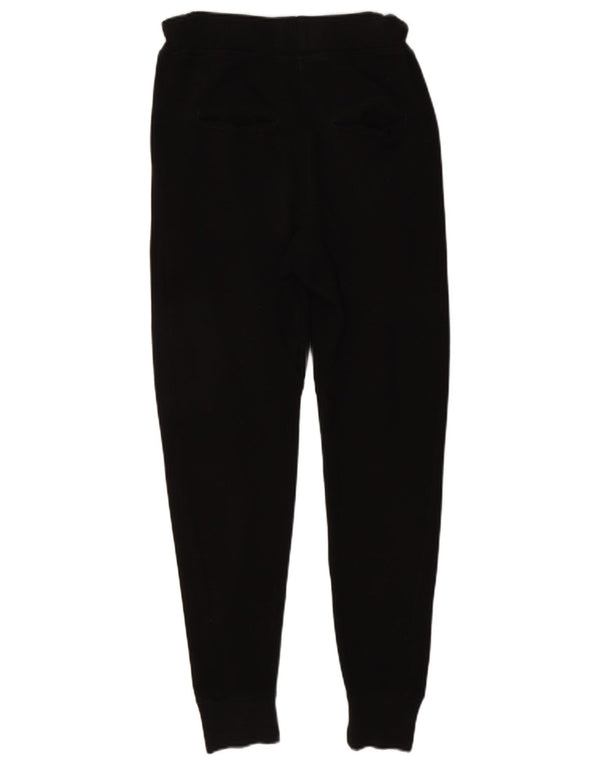 Zara Calça de treino masculina Joggers médio preto algodão