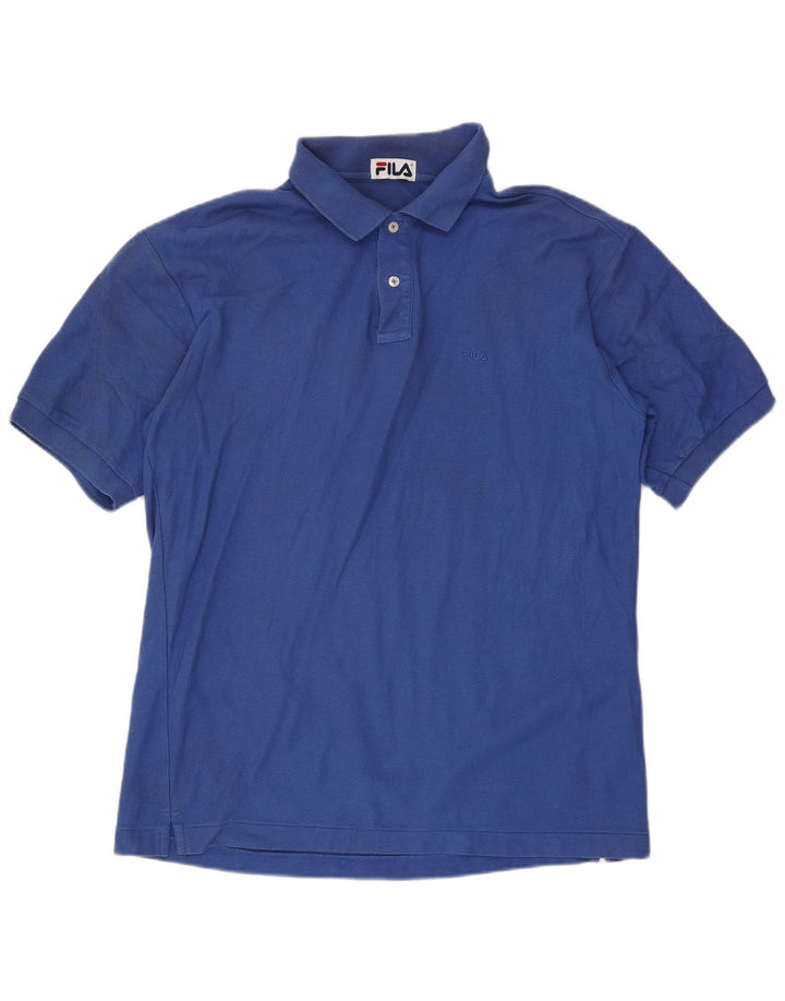 Camisa Polo Masculina Fila XL Azul
