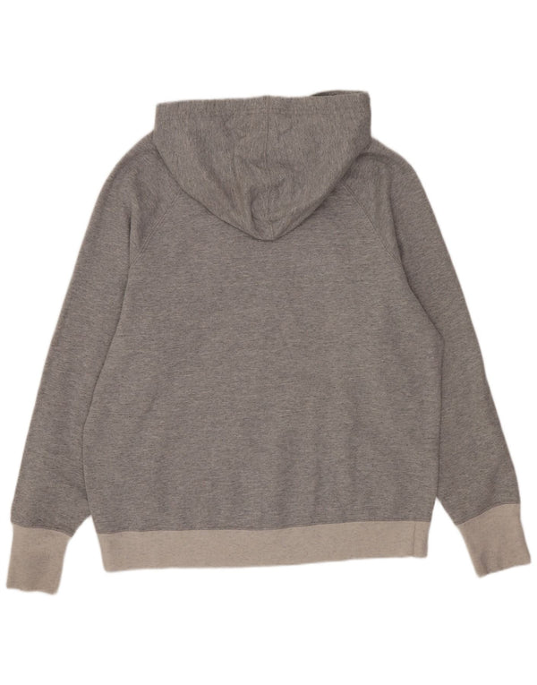 Jumper feminino com capuz gráfico Champion UK 16 grande cinza