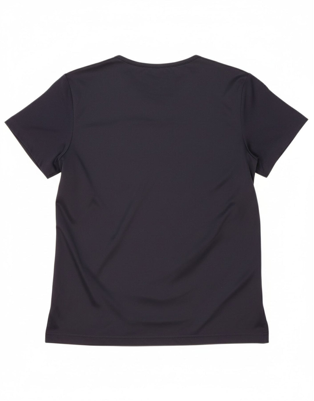 ADIDAS Camiseta Feminina Oversized Top UK 10 Pequeno Azul Marinho Algodão