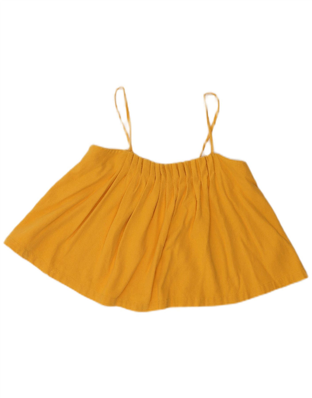 Top feminino Levi's Crop Cami US 1 XS Amarelo Seda