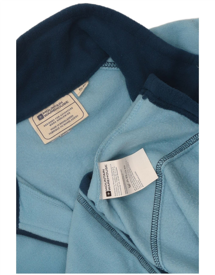 Suéter de lã feminino Mountain Warehouse com zíper e gola IT 44 azul médio
