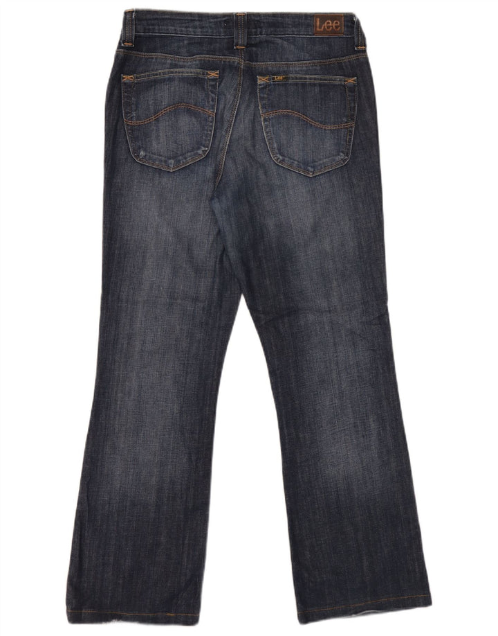 Lee Womens Marion Bootcut Jeans W30 L28 Azul Marinho Algodão