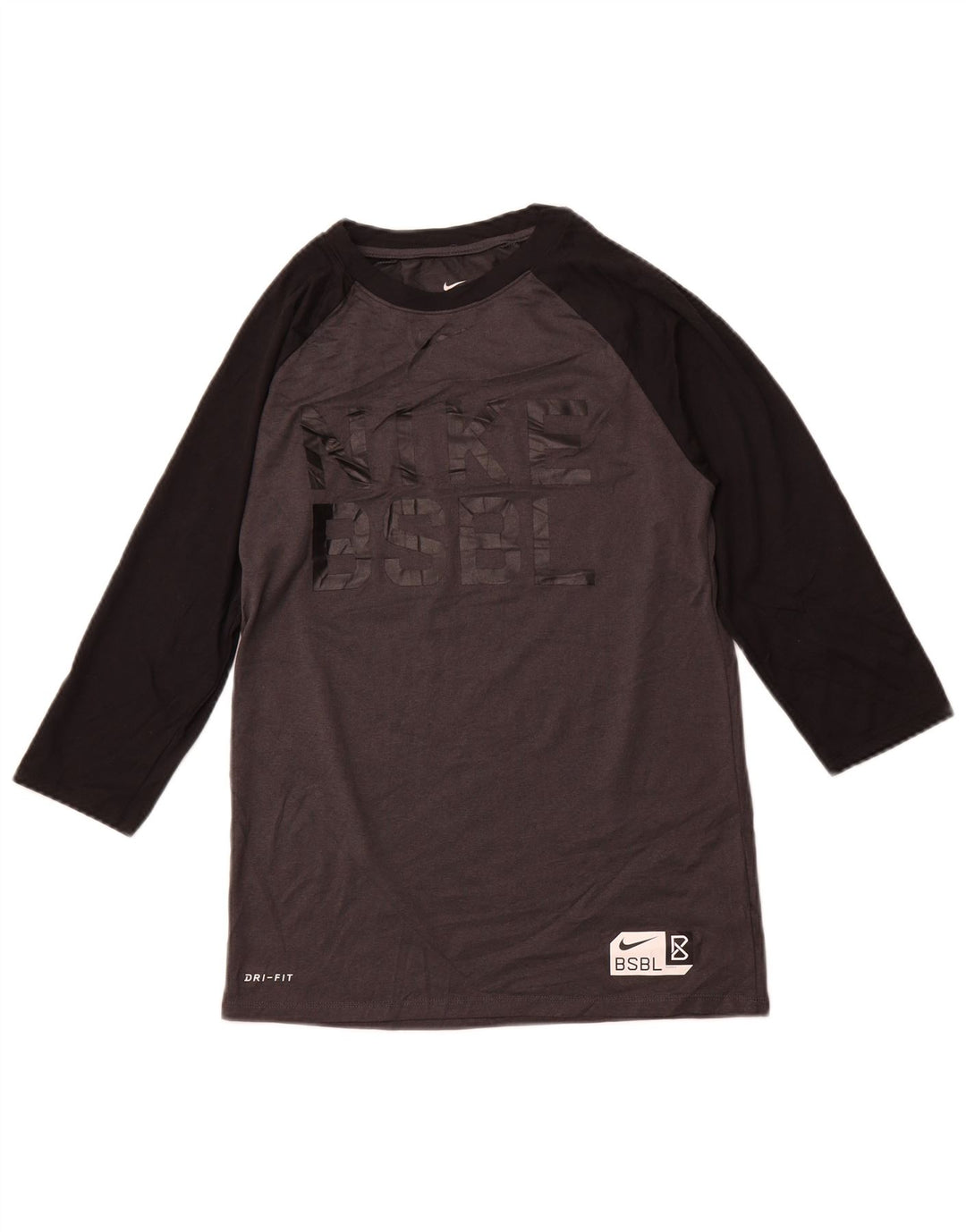 Camiseta feminina Nike Athletic Cut Graphic Top UK 8 Small Grey Sports