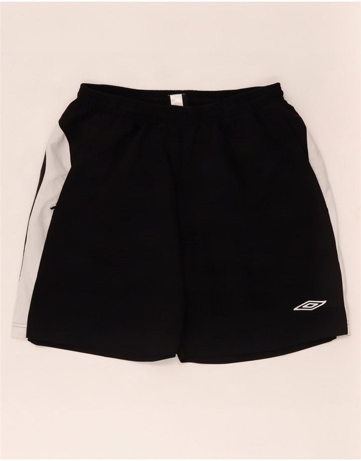 Shorts esportivo masculino Umbro grande bloco colorido preto