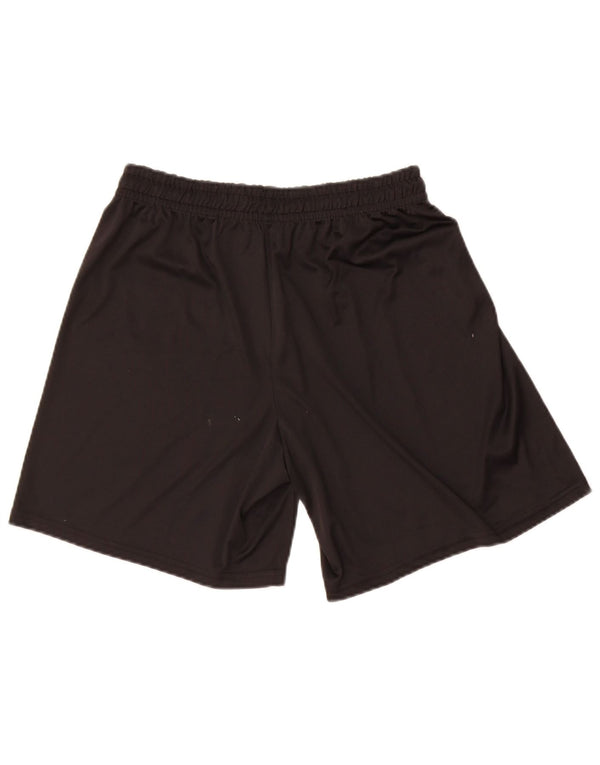 Shorts esportivos masculinos Kappa médio preto