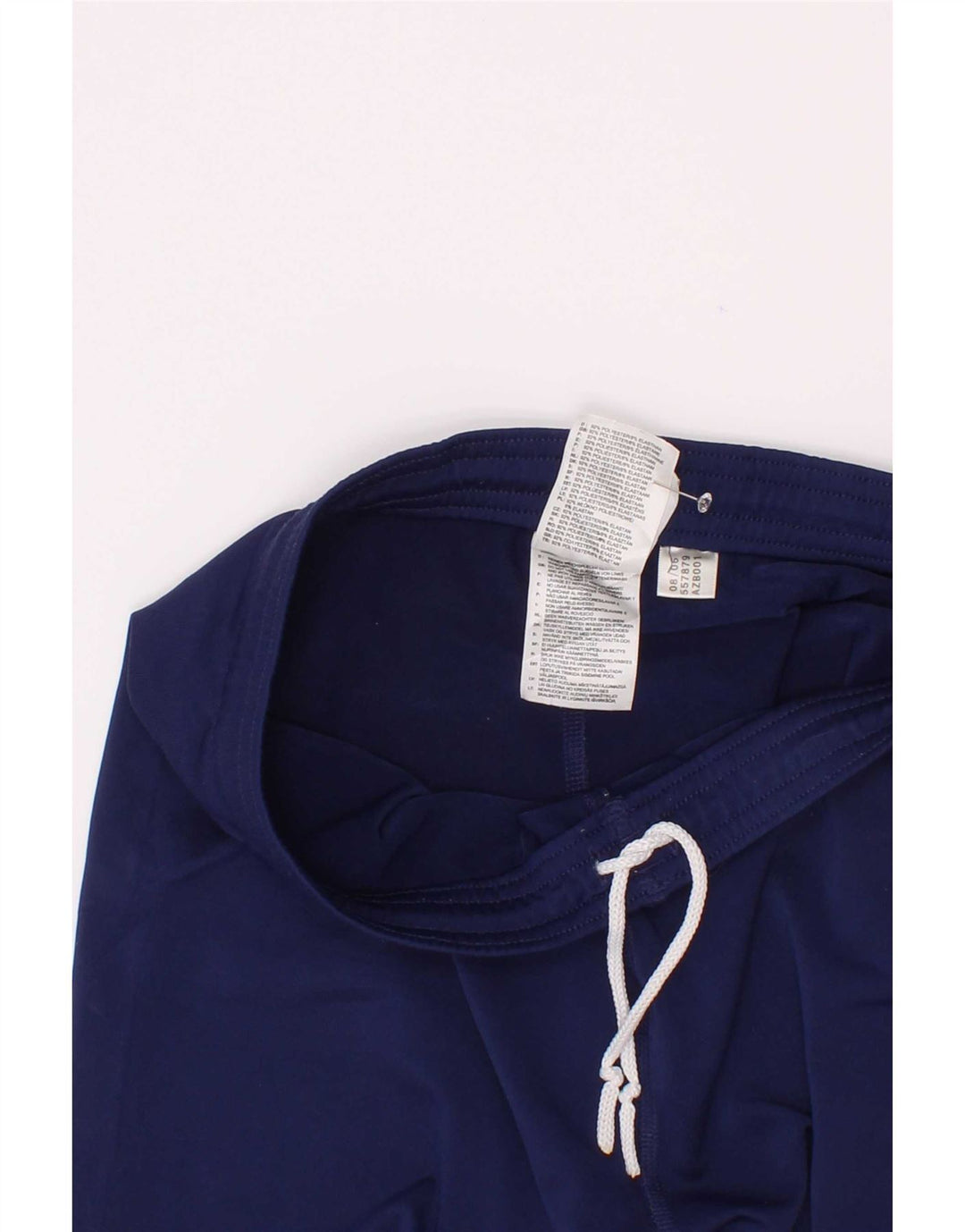 Shorts esportivos Adidas meninos 13-14 anos azul marinho poliéster