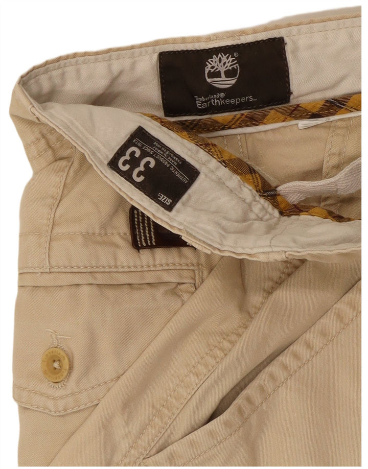 Timberland Mens Earthkeepers Chino Shorts W33 Médio Bege