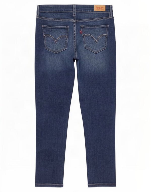 Legging feminina Levi's skinny jeans W29 L26 algodão azul marinho