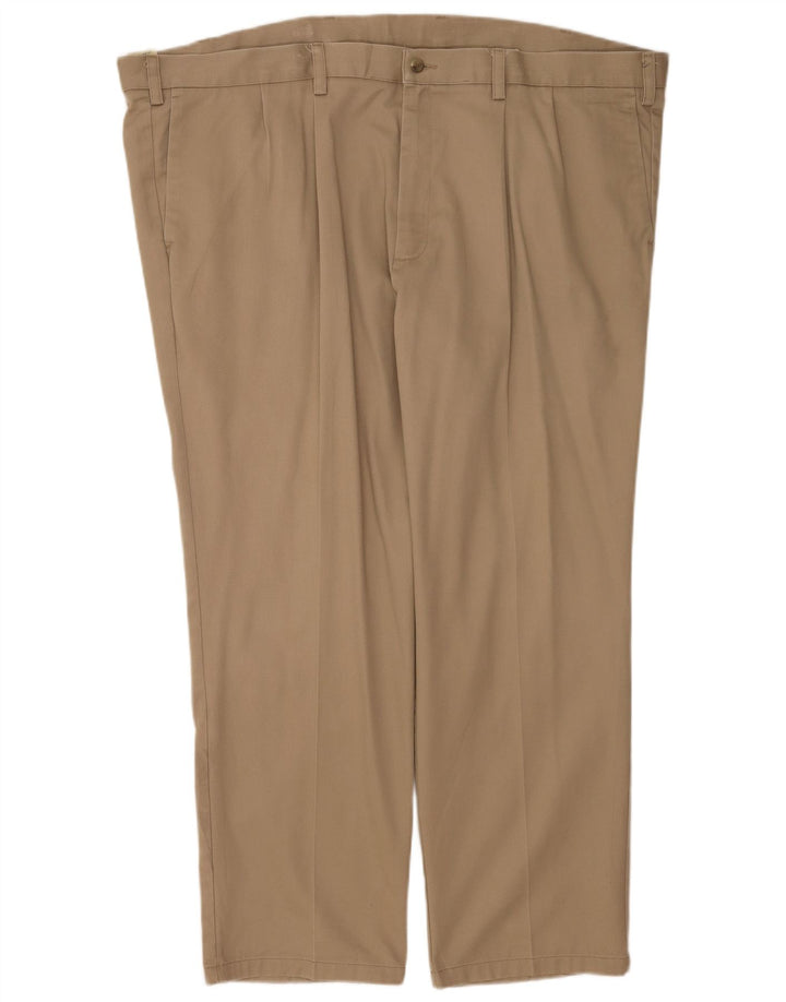 Calça Chino Masculina Dockers Pegged W48 L30 Algodão Marrom