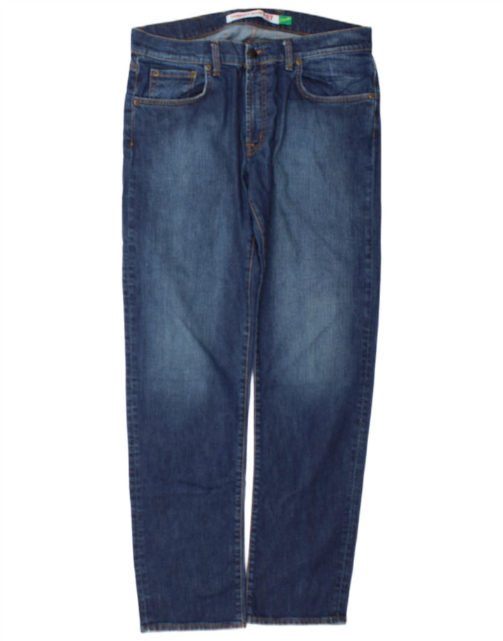 Carrera Masculino 707 Straight Jeans W36 L34 Azul Algodão