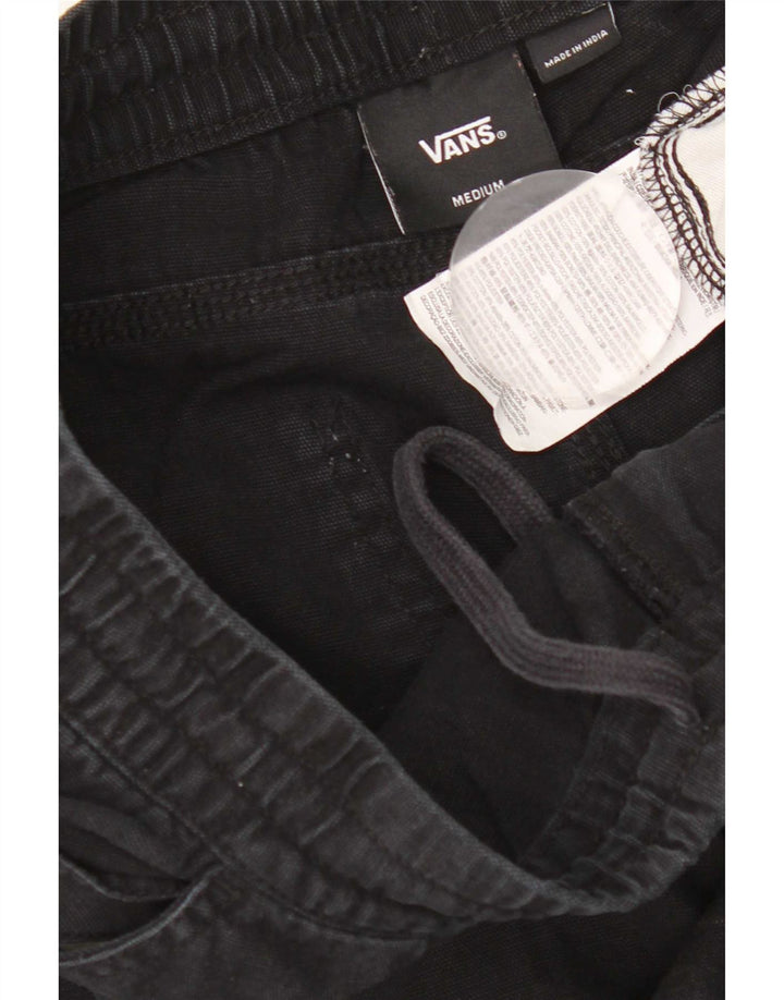 Calça Vans Mens Straight Cargo Médio W32 L28 Algodão Preto