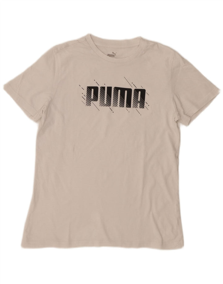 Camiseta Puma Meninos Graphic 13-14 Anos Branco
