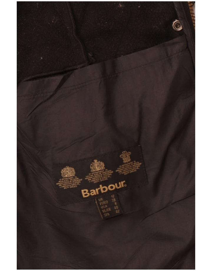 Jaqueta acolchoada feminina BARBOUR UK 12 médio preto