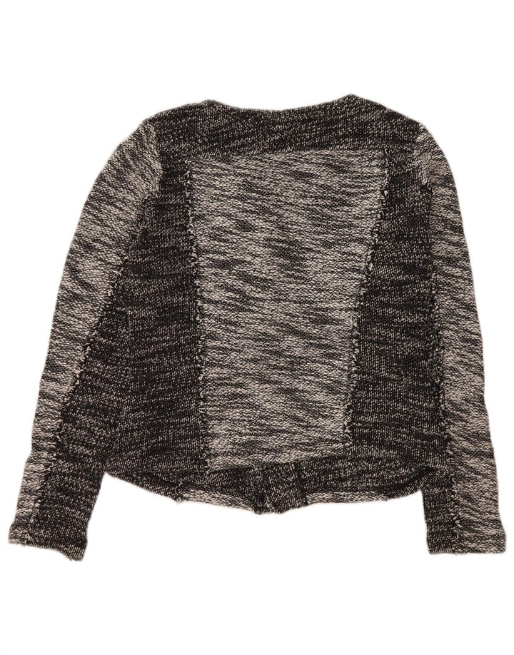 Jaqueta blazer feminina CALVIN KLEIN Reino Unido 10 algodão colorblock cinza pequeno