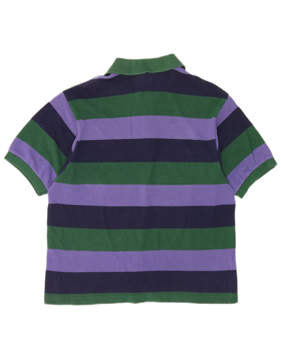 Camisa polo masculina Lacoste tamanho 4 médio listrado multicolorido