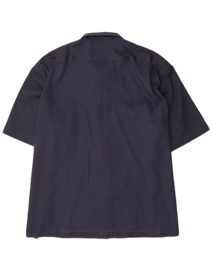 Camisa masculina de manga curta DICKIES 4XL poliéster azul marinho