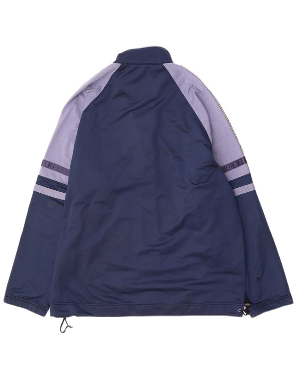 ASICS Mens Graphic Tracksuit Top Jacket XL azul marinho Colourblock