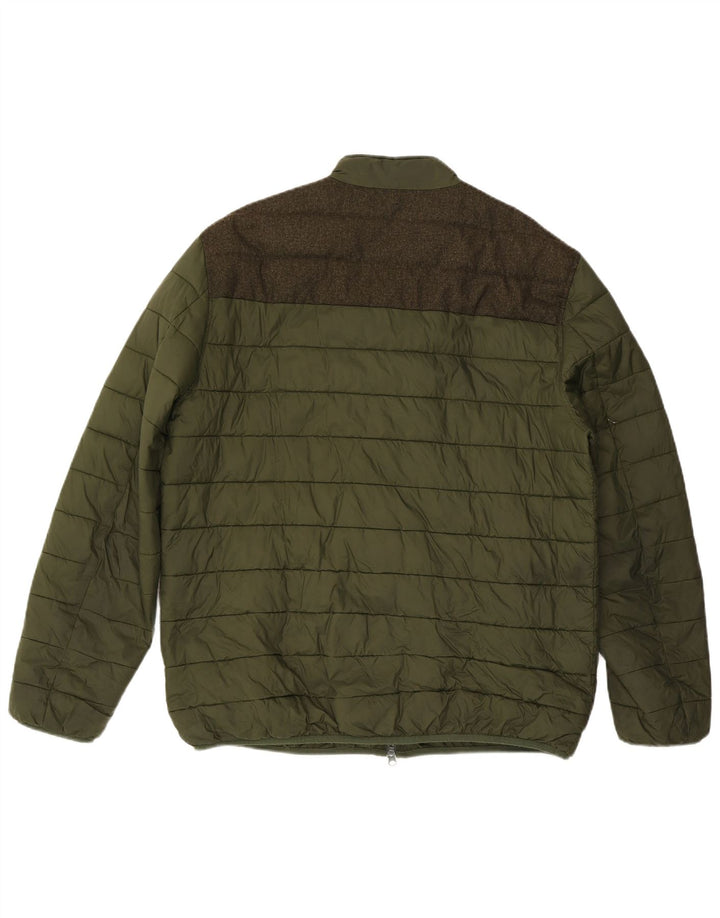 Jaqueta acolchoada masculina BARBOUR UK 44 2XL poliéster verde