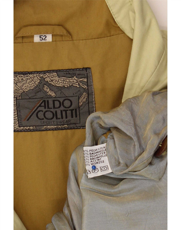 Jaqueta bomber masculina Aldo Colitti IT 52 XL cáqui poliéster