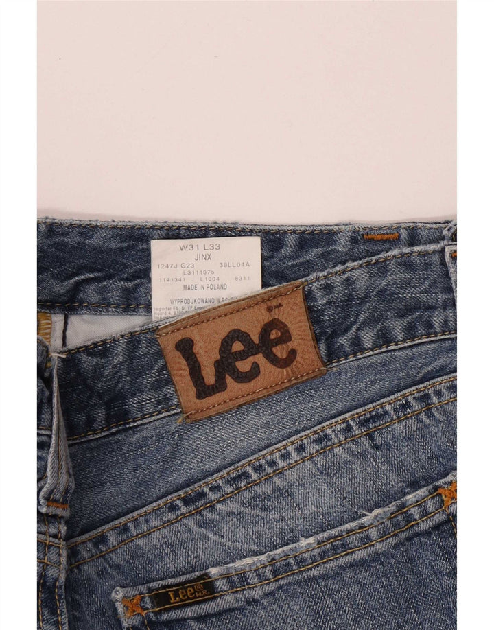 Lee Womens Bootcut Jeans W31 L30 Azul Algodão