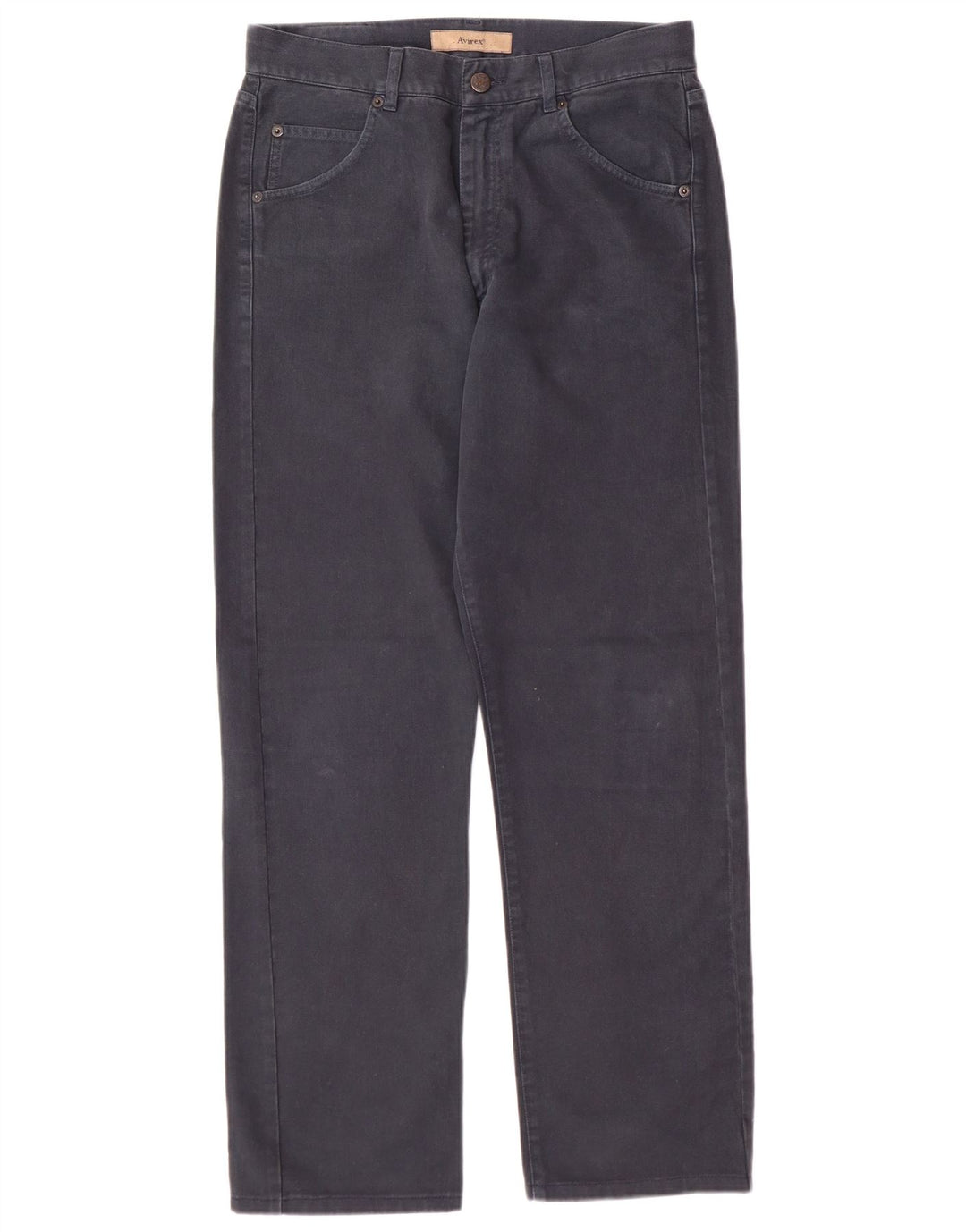 AVIREX Jeans retos masculinos W30 L29 algodão azul marinho