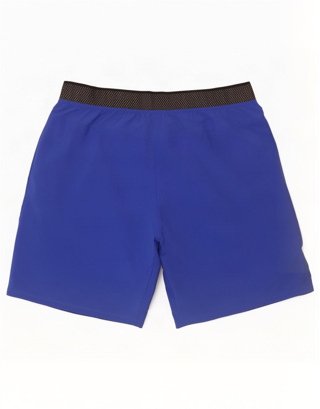 Shorts esportivos gráficos masculinos Reebok médio azul colorblock poliéster