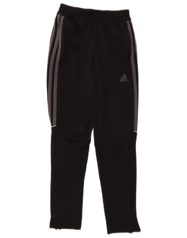 Calças de treino Adidas meninos 9-10 anos poliéster preto