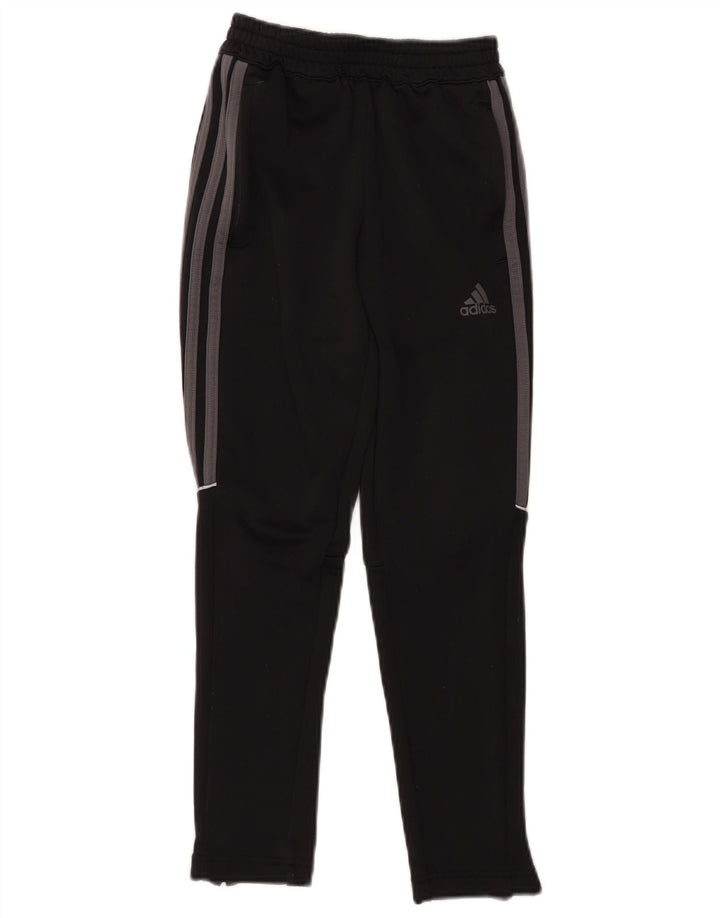 Calças de treino Adidas meninos 9-10 anos poliéster preto