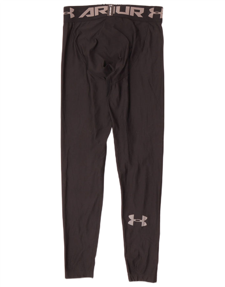 Under Armour Boys Graphic Leggings 9-10 anos médio preto poliéster