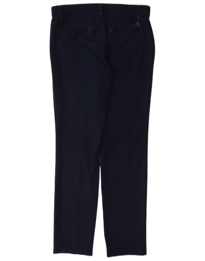 Calças Chino Slim Masculinas ADIDAS W32 L32 Azul Marinho Poliéster