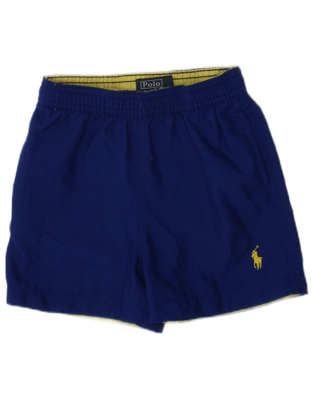POLO RALPH LAUREN Shorts esportivos para meninos 12-18 meses azul poliéster