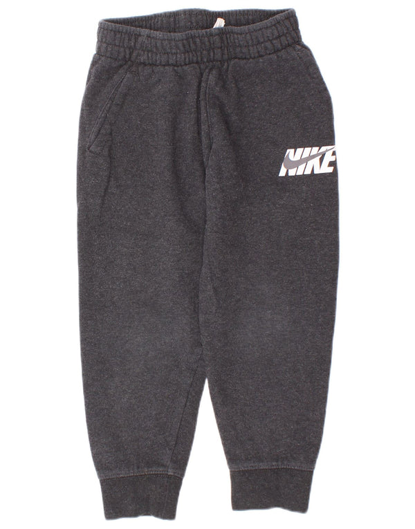 Calça esportiva Nike Boys Graphic Joggers 4-5 anos algodão cinza