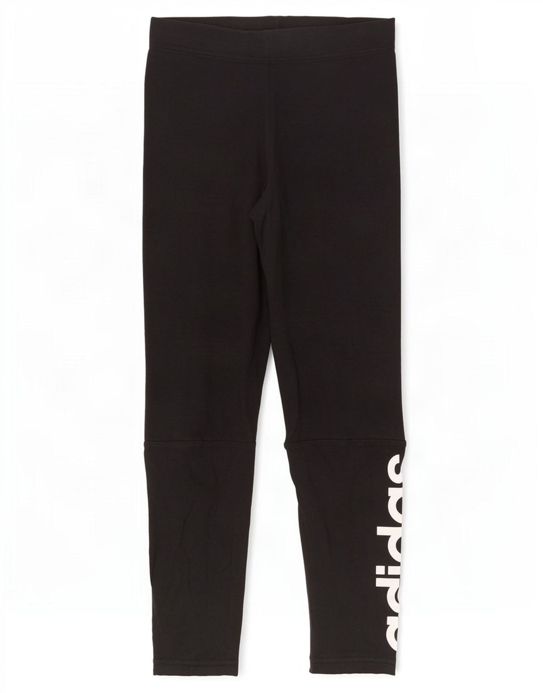Leggings Adidas Femininas Gráficas UK 8 Pequenas Algodão Preto