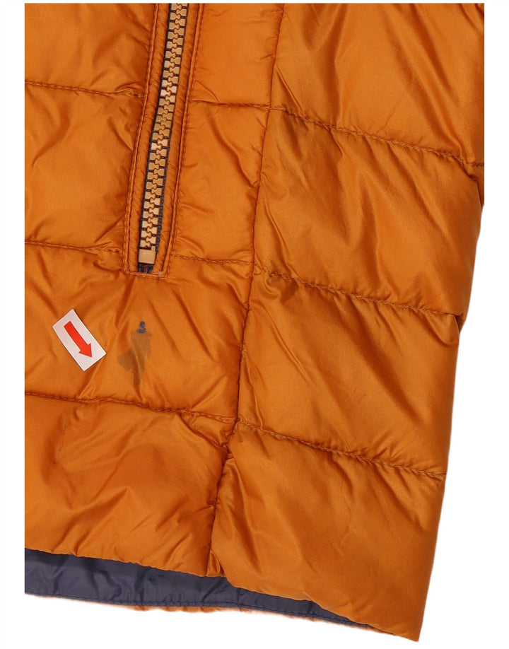 Colete acolchoado masculino Marlboro Classics UK 44 2XL poliamida marrom