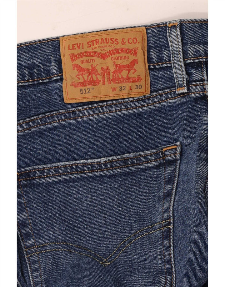 Jeans Levis 512 Slim Tapered Masculino W32 L30 Azul