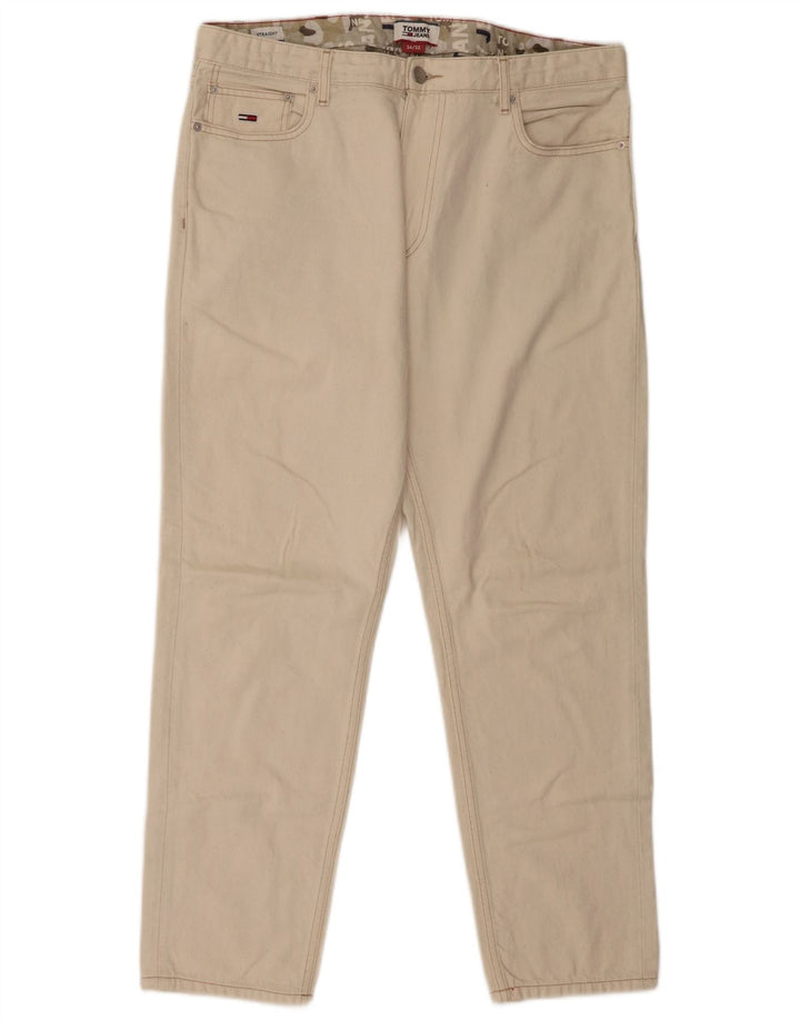 TOMMY HILFIGER Masculino Slim Jeans W34 L29 Bege