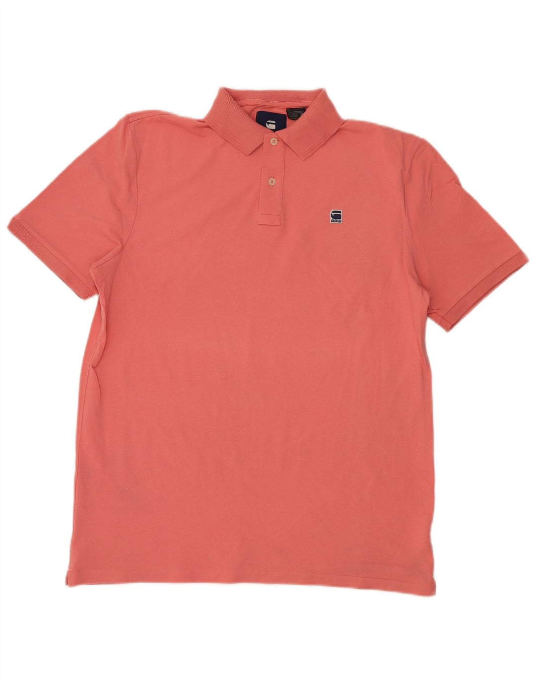Camisa polo masculina G-STAR grande algodão rosa