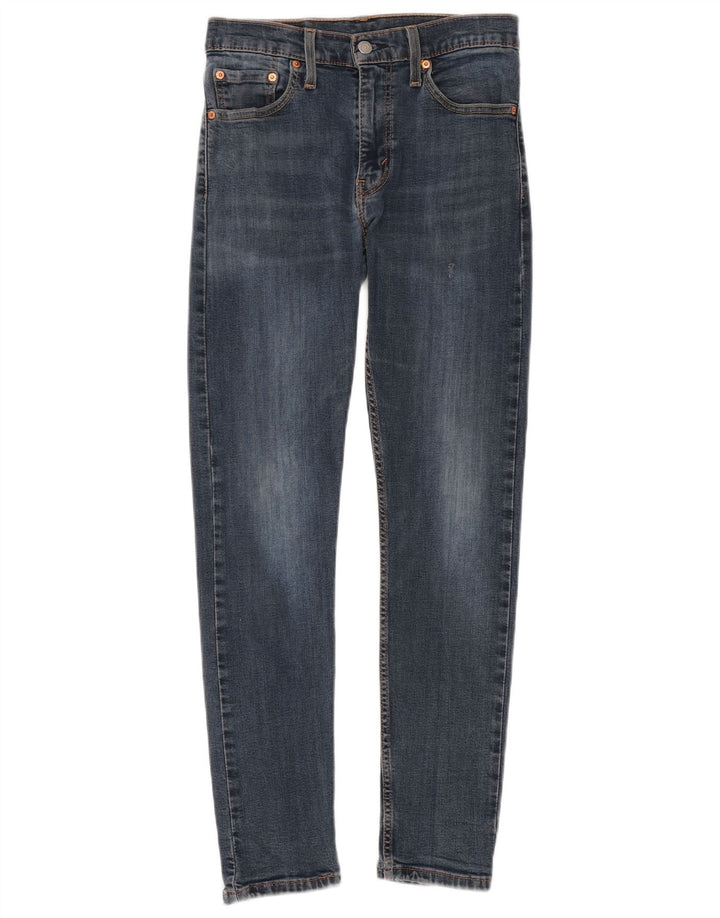 Calça jeans feminina LEVI'S 512 Slim Tapered W30 L32 algodão azul