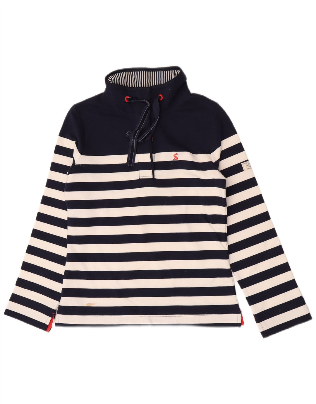 Joules moletom feminino oversized oversized jumper UK 6 XS azul marinho