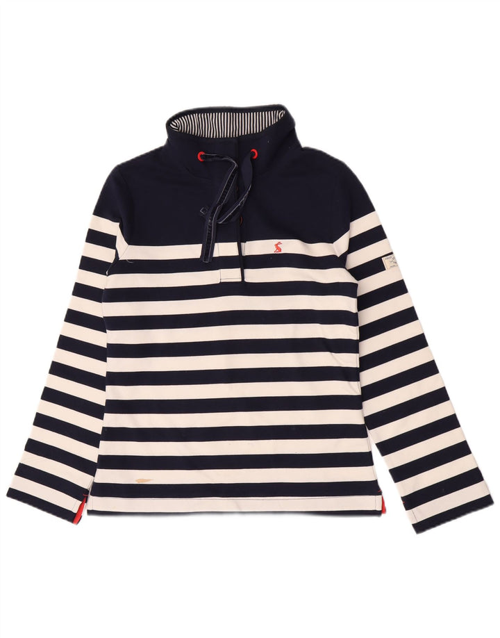 Joules moletom feminino oversized oversized jumper UK 6 XS azul marinho