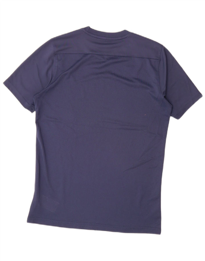 Camiseta Nike Masculina Dri Fit Top Médio Azul Marinho Poliéster