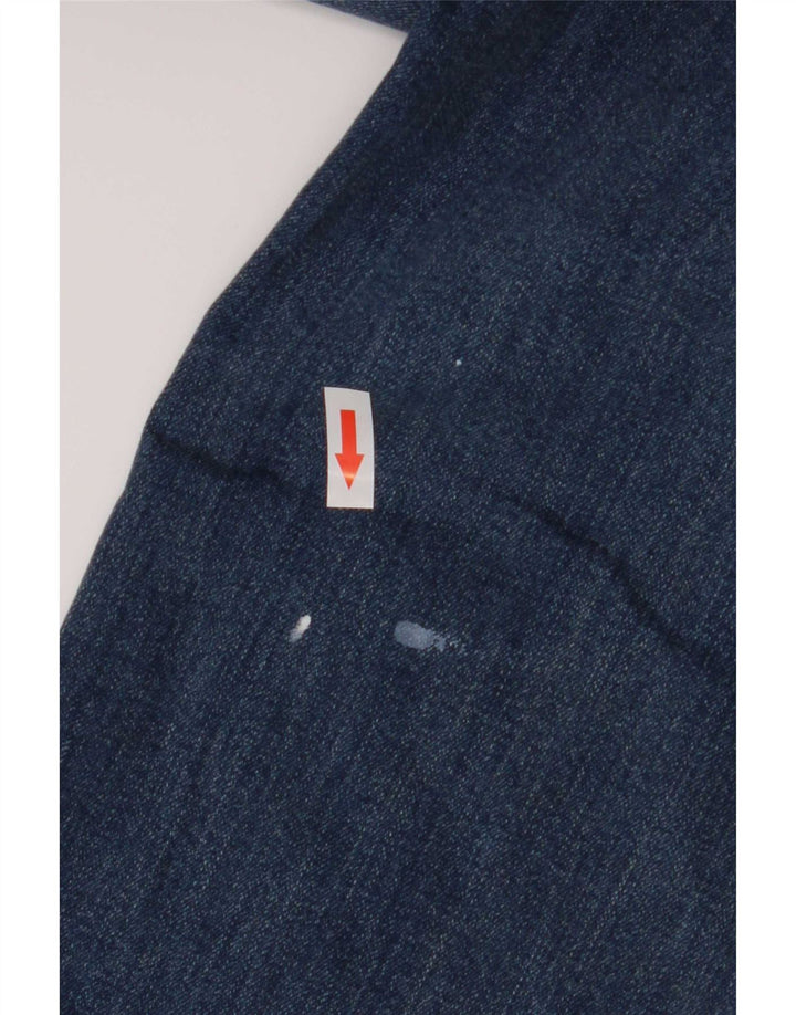 Marks & Spencer Mens Slim Jeans W32 L31 Azul Algodão