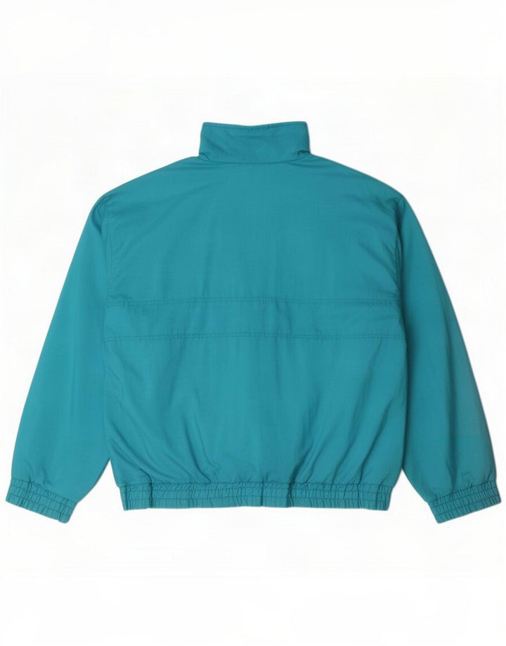 Jaqueta corta-vento masculina vintage UK 42 XL Azul