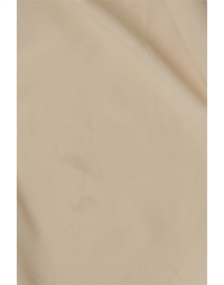 Zara Womens Crop One Ombro Top UK 14 Grande Off White