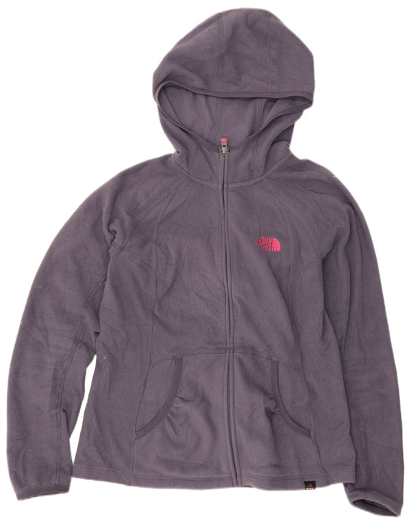 Jaqueta de lã com capuz feminina The North Face Reino Unido 10 pequeno poliéster azul marinho