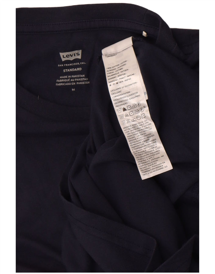 Levi's Masculino Standard Top Manga Longa Médio Algodão Azul Marinho