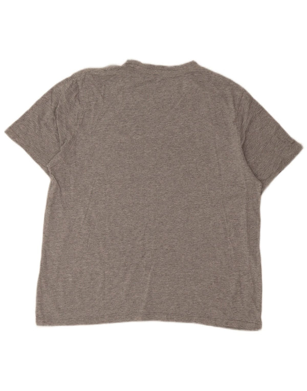Camiseta feminina gráfica Levi's UK 18 XL cinza manchado